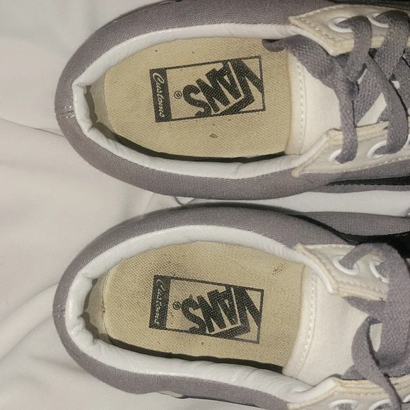 Canvas leather Vans Women - Picture 3 of 5